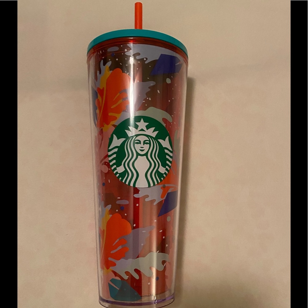 Starbucks hibiscus tumbler summer 2020